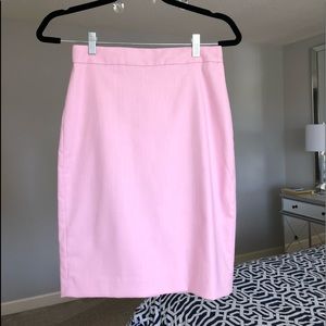 Banana republic pink pencil skirt